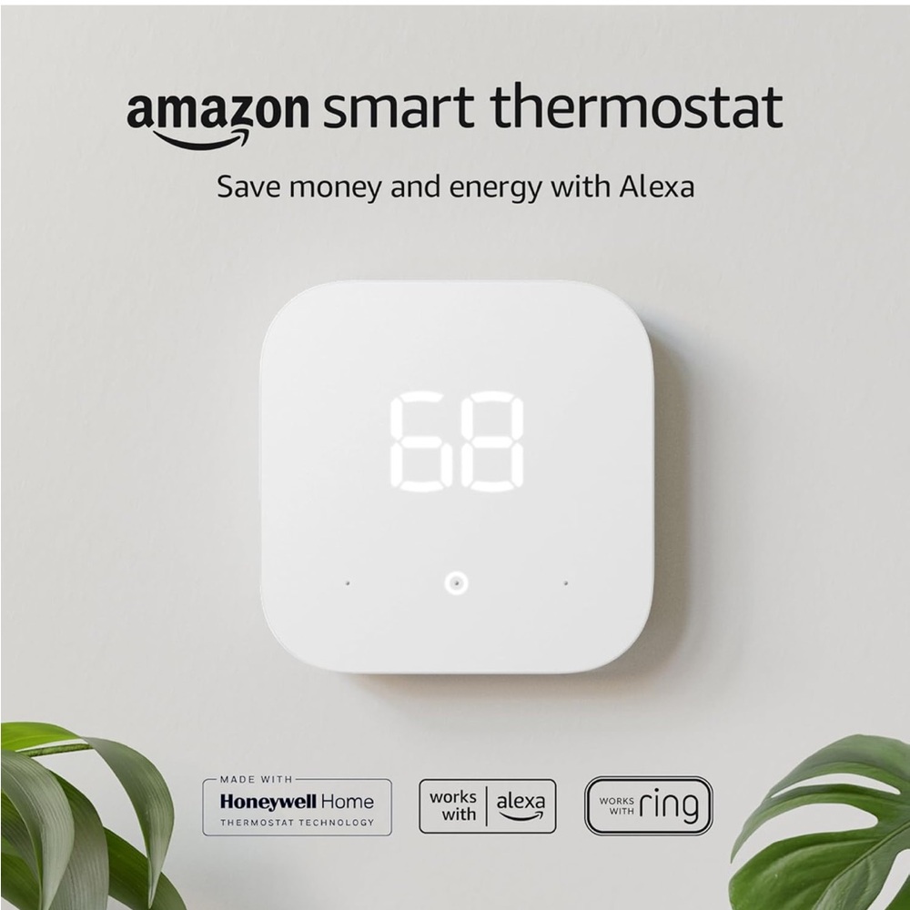 Thermostat - Amazon Energy Monitoring Smart Device, Alexa-enabled
